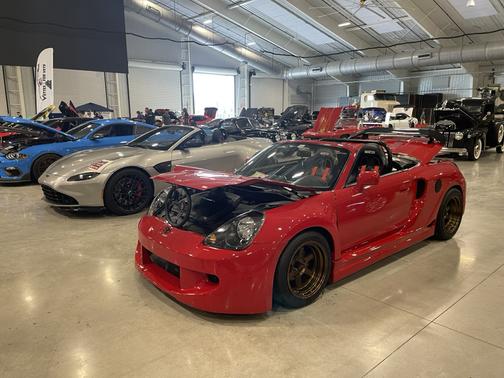Red 2002 Toyota MR2 Spyder