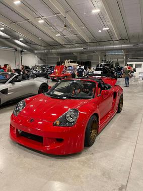 Red 2002 Toyota MR2 Spyder