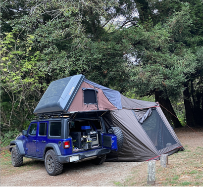 Blue 2020 Jeep Wrangler Unlimited Sport