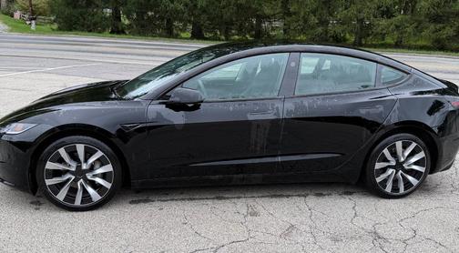 Black 2025 Tesla Model 3 Long Range AWD