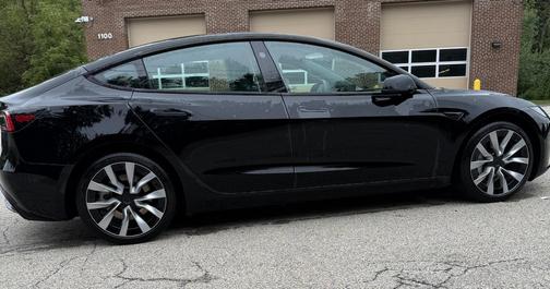 Black 2025 Tesla Model 3 Long Range AWD