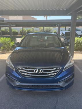 Blue 2015 Hyundai SONATA Sport