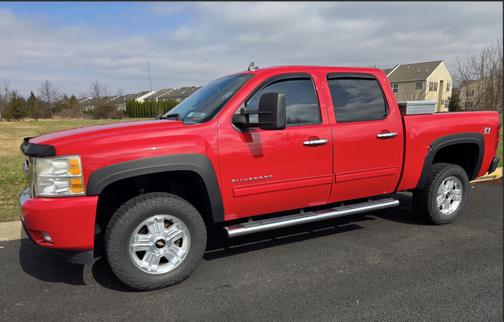 Red 2011 Chevrolet Silverado 1500 LT