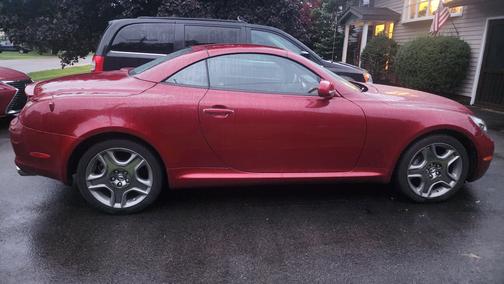 Red 2008 Lexus SC 430 Base