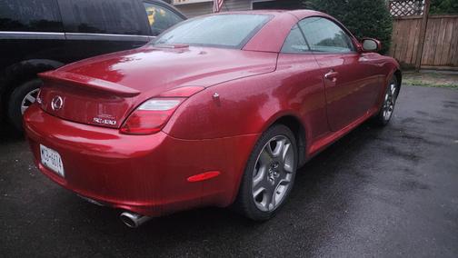 Red 2008 Lexus SC 430 Base