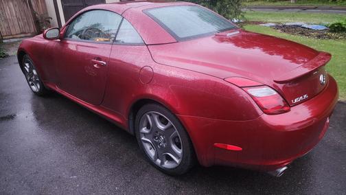 Red 2008 Lexus SC 430 Base