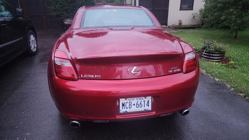 Red 2008 Lexus SC 430 Base
