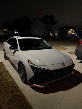 Gray 2023 Hyundai ELANTRA N Base
