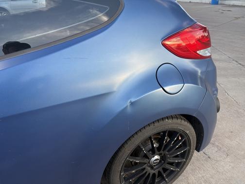 Blue 2016 Hyundai Veloster Turbo Rally Edition