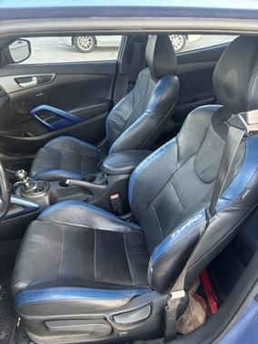 Blue 2016 Hyundai Veloster Turbo Rally Edition