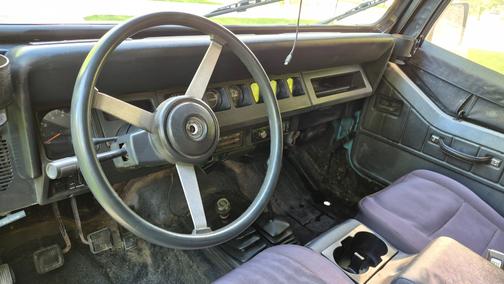 Blue 1995 Jeep Wrangler SE 4WD