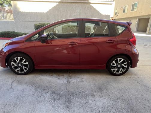 Red 2015 Nissan Versa Note SR