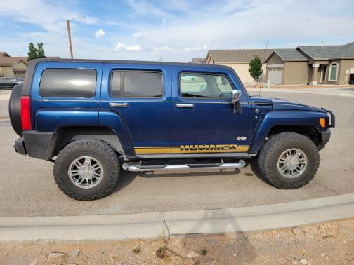 Blue 2007 Hummer H3 Base