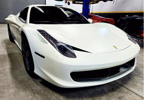 White 2012 Ferrari 458 Italia Base