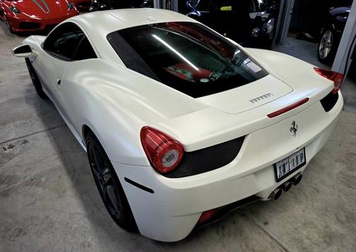 White 2012 Ferrari 458 Italia Base