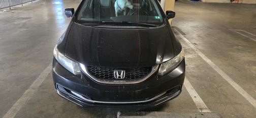 Black 2014 Honda Civic EX