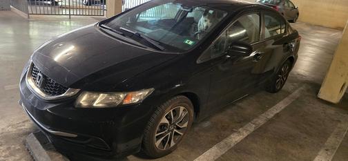 Black 2014 Honda Civic EX