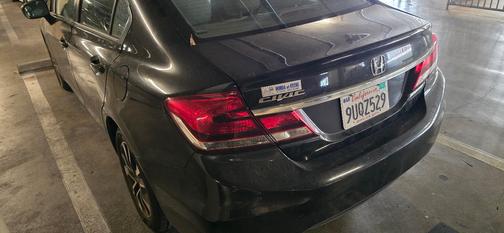 Black 2014 Honda Civic EX