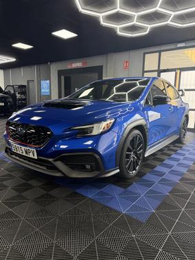 Blue 2022 Subaru WRX GT