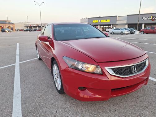 Red 2010 Honda Accord EX-L