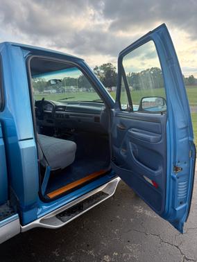 Blue 1992 Ford F-150 Flareside
