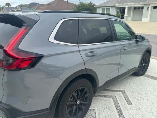 Gray 2025 Honda CR-V Hybrid Sport-L