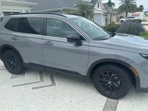 Gray 2025 Honda CR-V Hybrid Sport-L