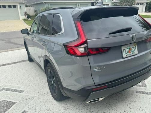 Gray 2025 Honda CR-V Hybrid Sport-L