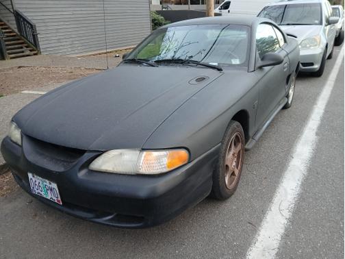 Black 1995 Ford Mustang GT