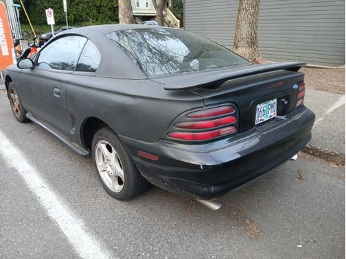 Black 1995 Ford Mustang GT