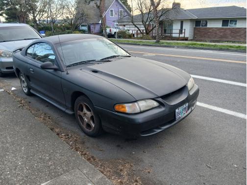 Black 1995 Ford Mustang GT