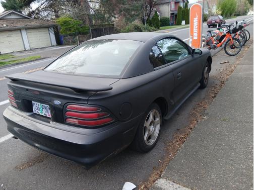 Black 1995 Ford Mustang GT