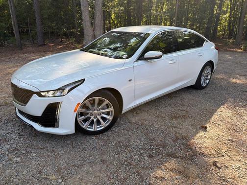 White 2021 Cadillac CT5 Luxury AWD