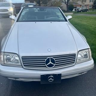 Gray 2000 Mercedes-Benz SL-Class SL500 Roadster