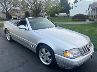 Gray 2000 Mercedes-Benz SL-Class SL500 Roadster