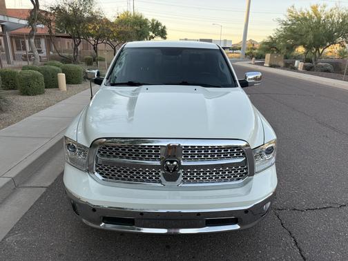 White 2017 RAM 1500 Laramie
