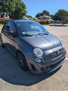 Silver 2015 FIAT 500 Abarth
