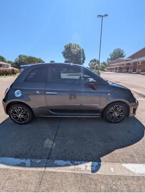 Silver 2015 FIAT 500 Abarth