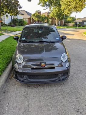 Gray 2015 FIAT 500 Abarth