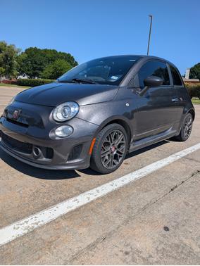 Silver 2015 FIAT 500 Abarth