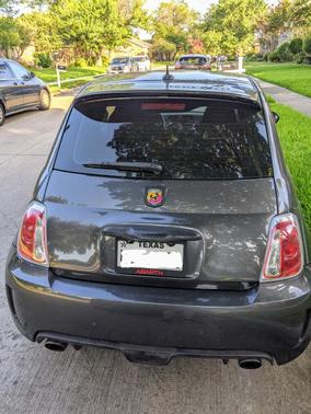 Gray 2015 FIAT 500 Abarth