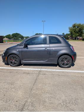 Silver 2015 FIAT 500 Abarth