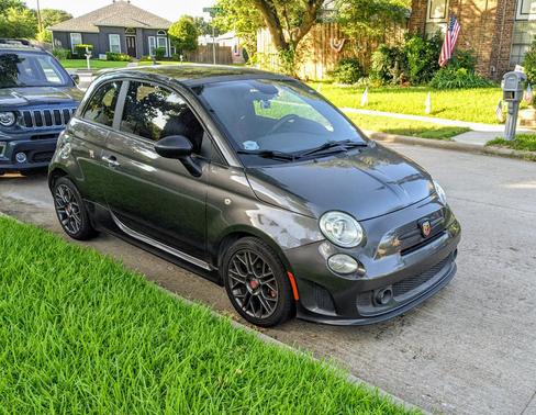 Gray 2015 FIAT 500 Abarth