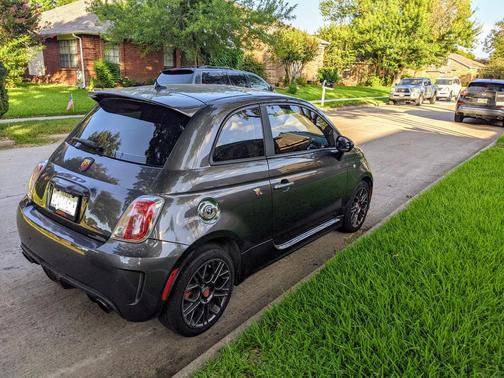 Gray 2015 FIAT 500 Abarth