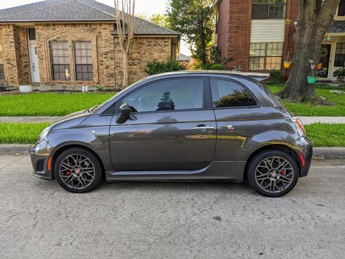 Gray 2015 FIAT 500 Abarth