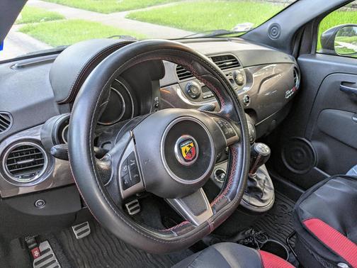 Gray 2015 FIAT 500 Abarth