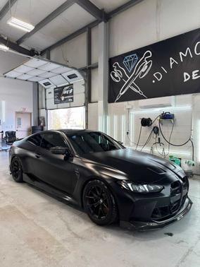 Black 2025 BMW M4 Competition xDrive