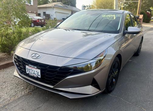 Gray 2023 Hyundai ELANTRA HEV Blue