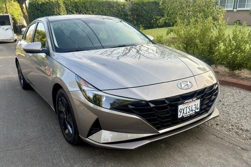 Gray 2023 Hyundai ELANTRA HEV Blue