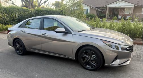 Gray 2023 Hyundai ELANTRA HEV Blue